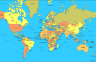 World Map – get a view of the world’s political map labeled with countries