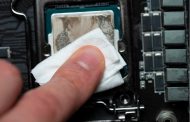 Process of cleaning thermal paste off CPU